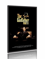 Quadro Pôster Filme O Poderoso Chefão 2 M1 60x90 - Decore com Estilo e Personalidade - imagem 2