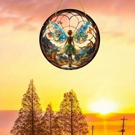Decorações de Jardim com Estilo Encantado - Estátuas de Fadas e Anjos em Acrílico para Ambientes Externos - imagem 4