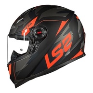 Capacete LS2 FF358 Tank Cam Matte Black Orange: Segurança e Estilo para Sua Pilotagem - imagem 2