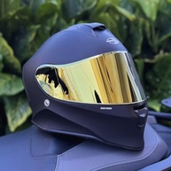Viseira Mormaii M1 Tiger Classic Origin Echo Azul Dourado - Estilo e Proteção Premium - imagem 5