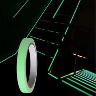 Adesivo Luminoso Fotoluminescente Removível 3/8" - Brilha no Escuro com Segurança e Estilo - imagem 1