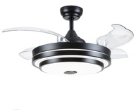Ventilador de Teto Retrátil com Som Bluetooth – Moderno, Silencioso e Estiloso - imagem 1