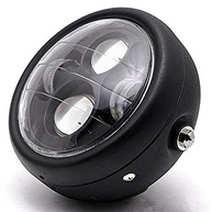 Farol de Motocicleta 16,5cm Preto: Ilumine Sua Estrada com Estilo e Segurança - imagem 3