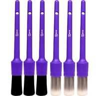 Kit 6 Pincéis Detalhamento Automotivo Zacs Nº14: Interno e Externo Impecáveis - imagem 2