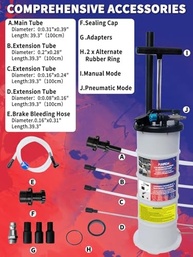 Extrator de Óleo Pneumático e Manual 6.5L: Troca Rápida e Eficiente para Seu Veículo - imagem 4