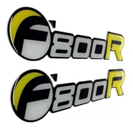 Adesivo Protetor Tank Pad Logotipo Moto F 800 R Amarelo e Branco - Personalize e Proteja! - imagem 3