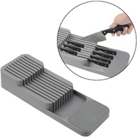Organizador de Facas para Gaveta com Base de Apoio - Até 9 Facas - Design Moderno e Seguro (Branco) - imagem 4
