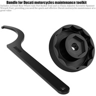 Kit Ferramentas Ducati: Soquete Eixo 30/55mm e Chave Ajuste Corrente - imagem 3