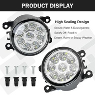 Ilumine Seu Caminho: Lâmpada de Neblina 6000K para Ford Explorer, Mustang, Fiesta e Focus (2011-2015) - imagem 3