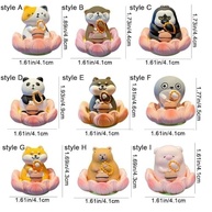 Decoração de Mesa em Resina com Estilo Buda Capivara - Figura Criativa para Escritório e Carro - imagem 4