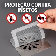 Tela Protetora Adesiva para Ralo 10x10cm - Filtro Anti-Cabelo e Insetos | Proteja seu Lar com Facilidade - imagem 4