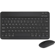 Combo Teclado e Mouse Bluetooth Ultrafino Sem Fio, Portátil e Recarregável E Teclado sem Fio - Compatível com Tablets Android, Celular, Smartphone, iPhone, iPad mini, Pro Air 10.2 10.9 11 12.9 - imagem 1