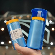 Kit 2 Filmes Plásticos para Mascaramento Vonixx com Fita e Dispenser - Solução Profissional para Pintura e Decoração - imagem 4