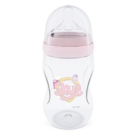 Mamadeira Lolly Flow 330ml com Bico Anticólica e Design Anatômico Patrulha Canina Rosa - imagem 1