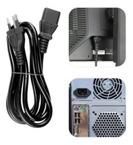 Cabo de Força Tripolar 1,5m Padrão Brasileiro - Energia Segura para seu PC, Monitor e Eletrodomésticos - imagem 3