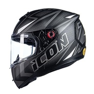 Capacete Peels Icon Fast Preto Fosco Branco: Segurança e Estilo para Sua Moto - imagem 4