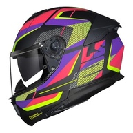 Capacete LS2 FF808 Stream II Road Preto e Rosa Fosco - Segurança e Estilo para Sua Pilotagem - imagem 2