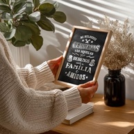 Quadro Decorativo Cerveja com Moldura - Frase Divertida para Churrasco e Ambientes Amigáveis - imagem 5