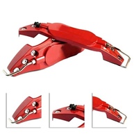 Tampa de Pinça de Freio em Alumínio Forte - Proteção e Estilo Esportivo para seu Carro (Tamanho L, Vermelho) - imagem 4