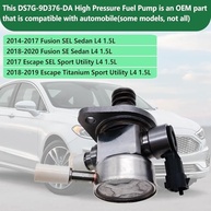Bomba de Combustível Alta Pressão Ford Fusion 1.5L (14-20) e Escape 1.5L (17-19) - DS7G-9D376-DA - imagem 4