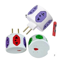 Kit 3 Benjamim 6 Entradas Bivolt com Fusível de Proteção - Mais Conectividade e Segurança - imagem 1