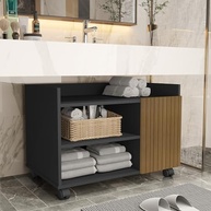 Gabinete de Banheiro Moderno com Nichos – Design Elegante e Funcionalidade Premium - imagem 2