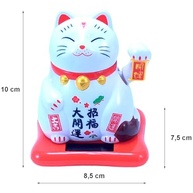 Maneki Neko - Gatinho da Sorte Japonês com Mão Balançante | Atrai Prosperidade e Boa Sorte - imagem 2