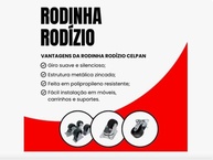 Kit 8 Rodízios Giratórios 50mm em Polipropileno: Mobilidade e Praticidade para Seus Móveis Leves - imagem 4