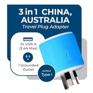 Adaptador de Tomada OREI Tipo I com USB Duplo: Sua Conexão Global com Segurança e Praticidade - imagem 3