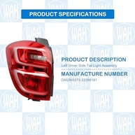 Luz Traseira Esquerda Chevy Equinox 2016-2017 | GM2800279 - Qualidade e Segurança - imagem 3