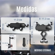 Suporte Celular Veicular Universal Saída de Ar 360° Premium | GPS, Chamadas e Apps - imagem 3