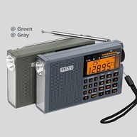 Rádio Portátil AIR/VHF/AM/FM/SW/Clima com Gravação Digital, Lanterna e Mais - imagem 4