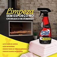 Limpa Grelhas e Churrasqueiras Saif 300ml - Dissolve Sujeira Carbonizada com Potência - imagem 4