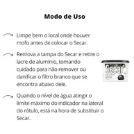 Kit 3 Evita Mofo 180g - Combate Umidade, Bolor e Fungos em Guarda-Roupas e Armários - imagem 5