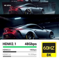 Cabo HDMI 2.1 UGREEN 8K 60Hz 4K 120Hz 48Gbps - Imersão Total para PS5, Xbox Series X e Mais! - imagem 4