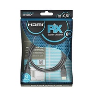 Cabo HDMI Gold 2.1 8K HDR 0.5m - Conexão Imersiva e Ultra Rápida - imagem 4