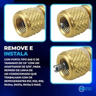 Válvula Removedora de Núcleo Schrader Hiatsu VCRH-1: Instalação e Manutenção Sem Perda de Gás - imagem 4