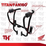 Protetor de Carenagem e Farol LED para Honda Titan Fan 160: Segurança e Estilo - imagem 4