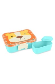 Kit Lanche Zoo Leão Skip Hop - Pote Infantil com Estampa Divertida e Segura - imagem 4