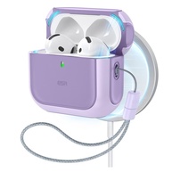 Capa Orbit Hybrid Púrpura para AirPods Pro 4 2024: Magsafe, Proteção Anti-Queda e Alça - imagem 1