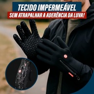 Luva Térmica Impermeável Motoqueiro/Ciclista com Touch Screen - Inverno e Chuva - imagem 3