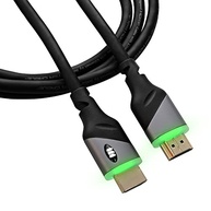 Cabo HDMI Monster 4K HDR 1.8m com LED Verde: Velocidade e Cores Incríveis para seus Jogos e Filmes! - imagem 4