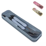 Jogo de Talher com Estojo Inox 3 Peças - Ideal para Marmitas e Viagens - imagem 2