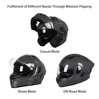 Capacete Integral Helmelkin: Segurança e Estilo Off-Road para Adultos (Preto Selvagem, Tamanho G) - imagem 5