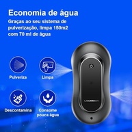 Robô Limpa Vidros Liectroux YW810 - Limpeza Inteligente com App, Controle Remoto e Segurança Total - imagem 5
