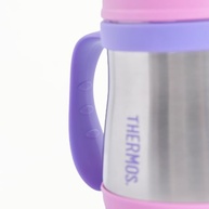 Copo Térmico Infantil Rosa e Roxo - Inox 210ml com Isolamento a Vácuo - imagem 3