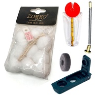 Kit Completo Manutenção Isqueiro Clássico: Algodão, Pedra e Pavio para Revitalizar! - imagem 1