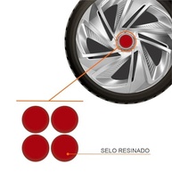 Jogo de Calotas Nitro Silver 13" para Fiat Palio, Uno, Siena e mais + Selo Resinado - imagem 3