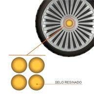 Jogo de Calotas Aro 15 Europa Premium + Selo Resinado para Onix, Prisma, Corsa e Mais! - imagem 3