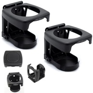 Kit 2 Suportes para Copos Dobrável Universal Preto - Praticidade e Estilo para Seu Carro! - imagem 2